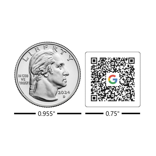 Easy Review QR Code Stickers for Google Business Profile